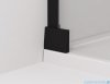 Ronal Cadura Black Line drzwi wahadłowe 80cm jednoczęściowe lewe z profilem przyściennym czarny mat CA1CG0800607
